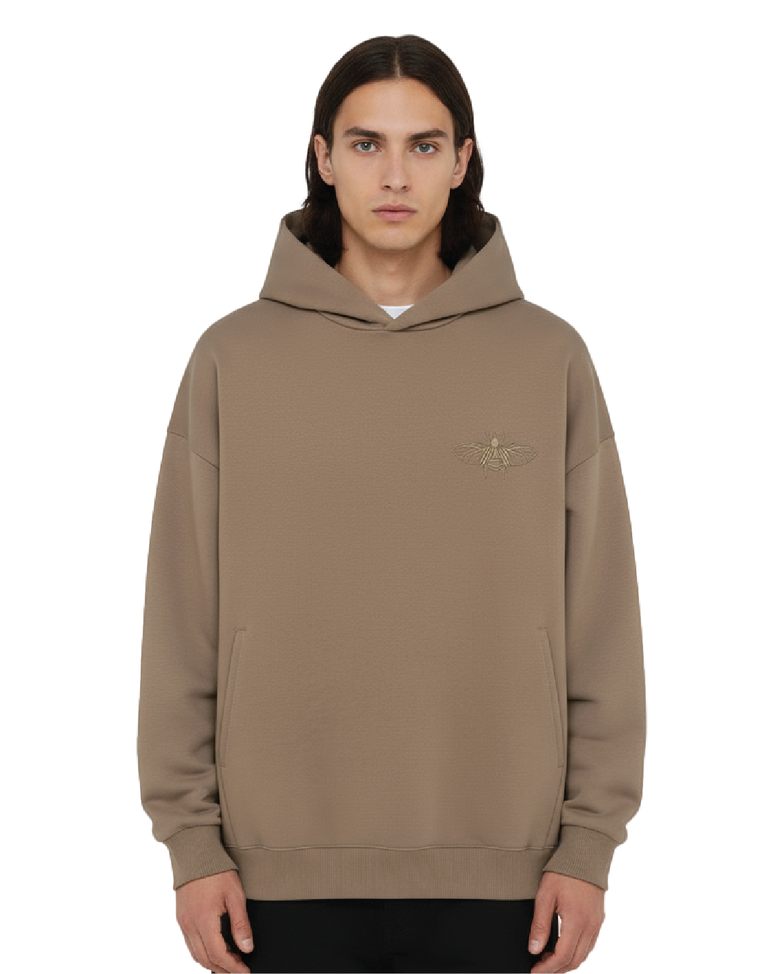 Embroidered Beetle Hoodie