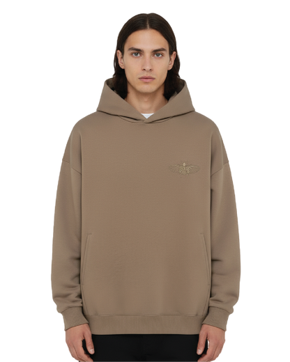 Embroidered Beetle Hoodie