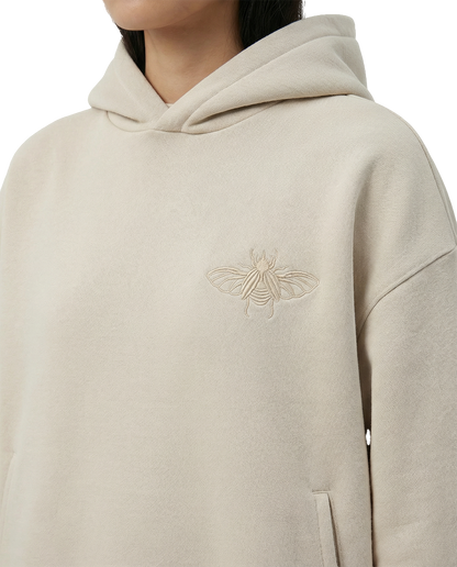 Embroidered Beetle Hoodie